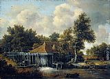 A Water Mill by Meindert Hobbema